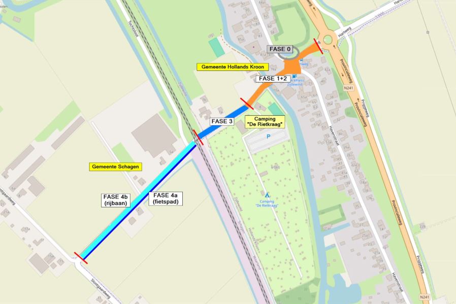 Wegafsluiting Zandweg/Havenstraat t/m 12 juli 2024